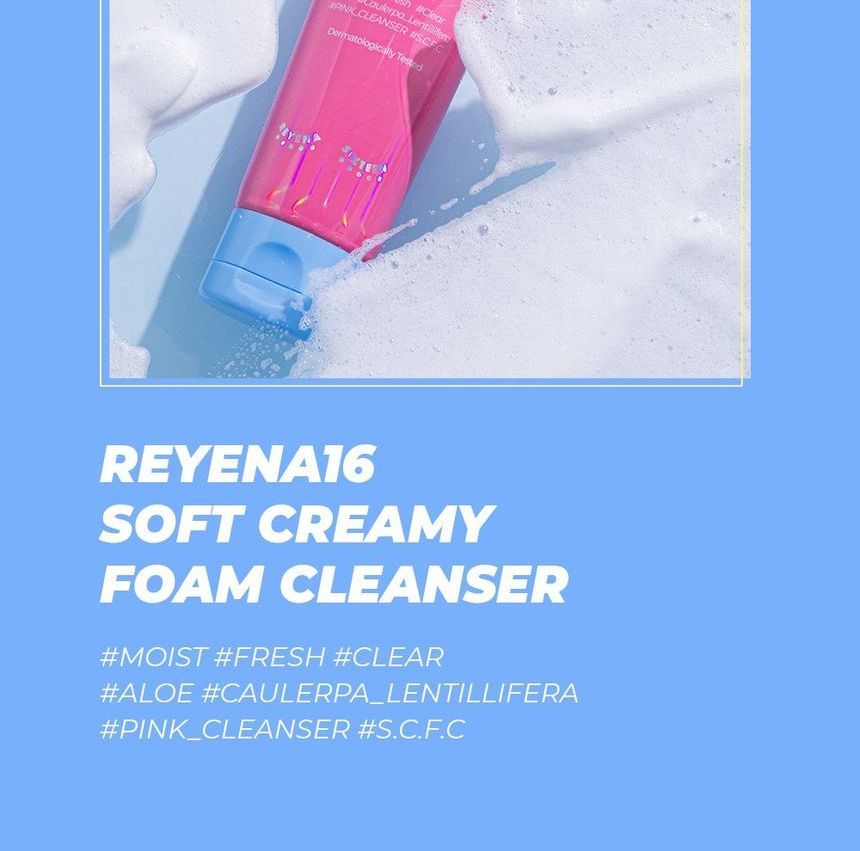 REYENA16 - Soft Creamy Foam Cleanser, 150g, 195 g, 8809566991461