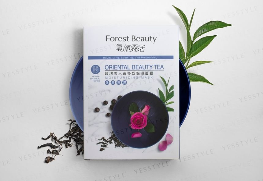 Forest Beauty - Natural Botanical Series Oriental Beauty Tea Moisturizing Mask, 1 pc, 32 g, 4710751664982