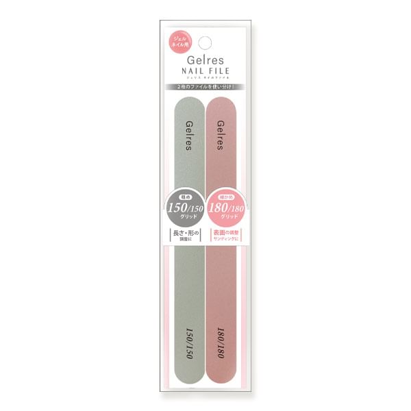 Beauty World - Gelres Nail File, 2 pcs, 40 g, 4573225288677