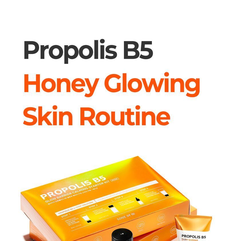 SOME BY MI - Propolis B5 Glow Barrier Calming Starter Kit, 1 set, 186 g, 8809647391944