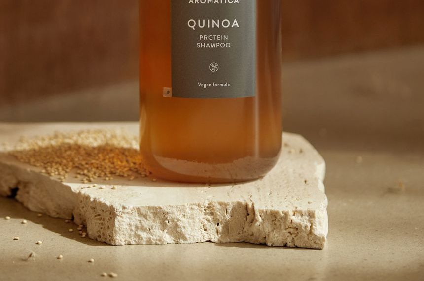 AROMATICA - Quinoa Protein Shampoo, NEW - 400ml, 467 g, 8809238962812