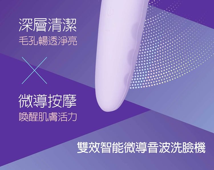 My Scheming - 2-In-1 Pro-Cleansing Facial Brush Purple, 1 pc, 114 g, 4713410991993