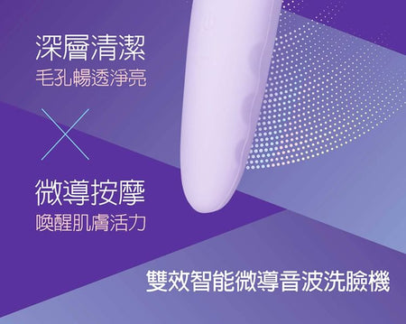 My Scheming - 2-In-1 Pro-Cleansing Facial Brush Purple, 1 pc, 114 g, 4713410991993