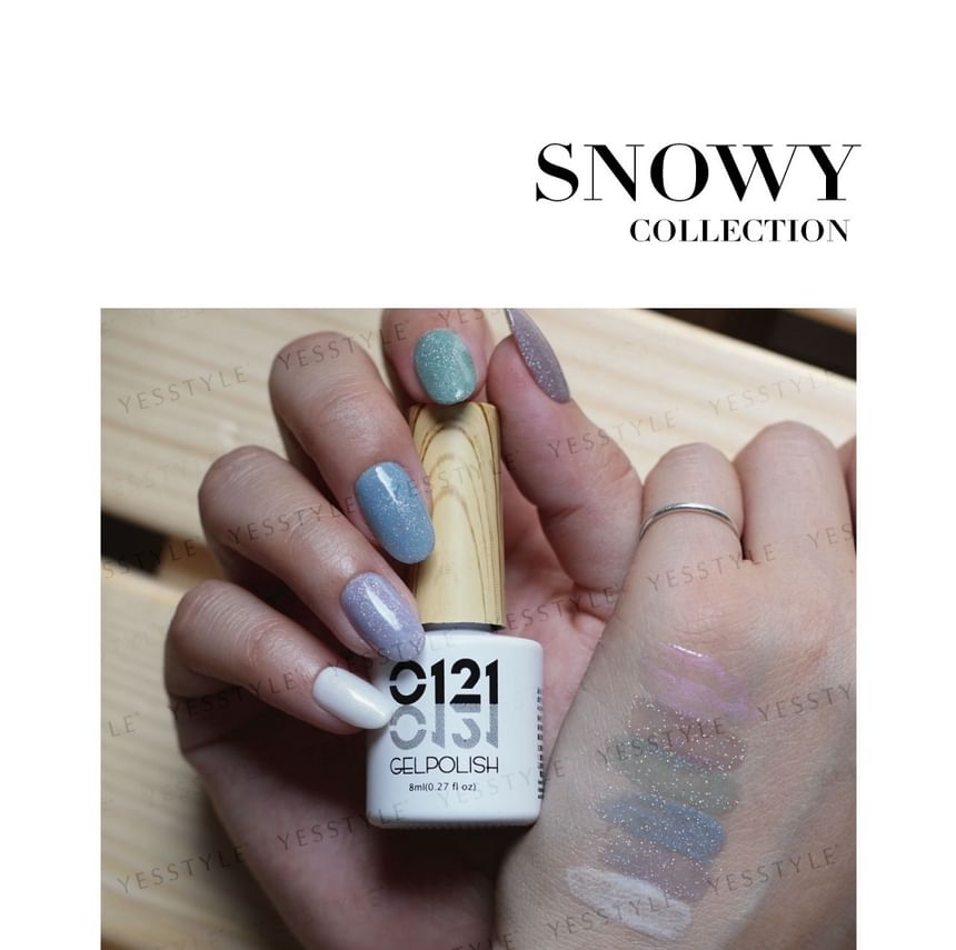 Cosplus - 0121 Nail Gel Polish Snowy Collection 716 Blue, 8ml, 70 g, 4713233391994