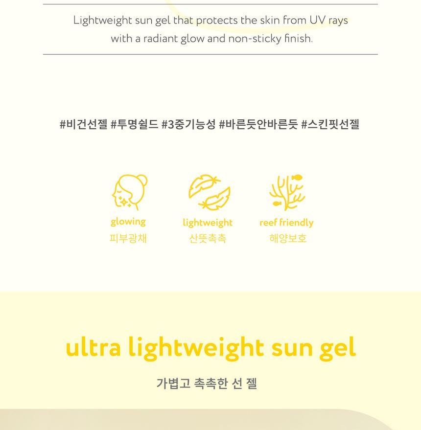 face republic - Glow Screen Sun Gel, 40ml, 56 g, 8809752670347