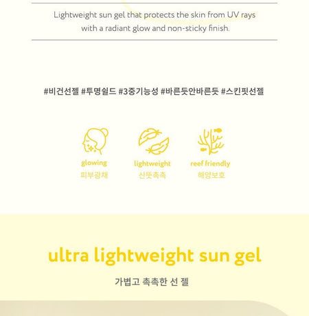 face republic - Glow Screen Sun Gel, 40ml, 56 g, 8809752670347