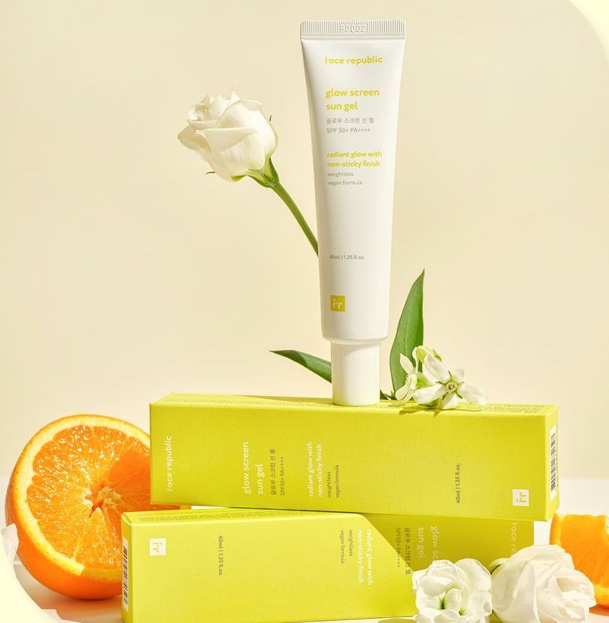 face republic - Glow Screen Sun Gel, 40ml, 56 g, 8809752670347