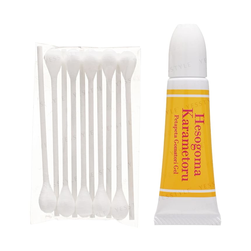 Sosu - Hesogoma Karametoru Belly Button Lint Cleaner Set, gel 10ml + swabs x 10, 47 g, 4582174740709