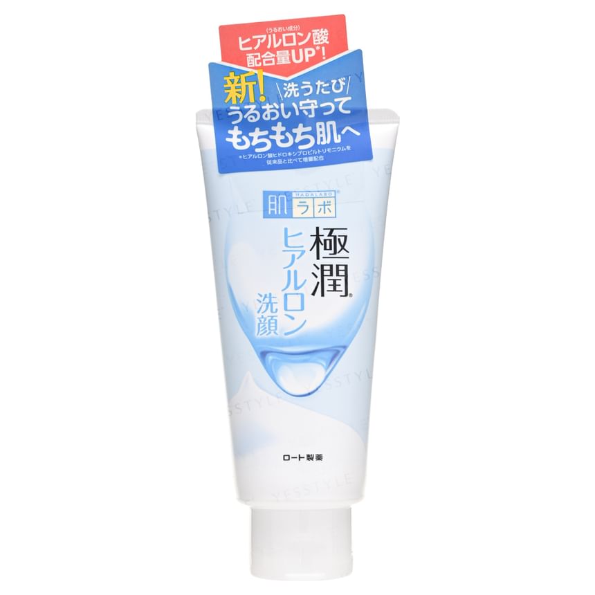 Rohto Mentholatum - Hada Labo Gokujyun Hyaluronic Acid Face Wash, 100g, 122 g, 4987241145607
