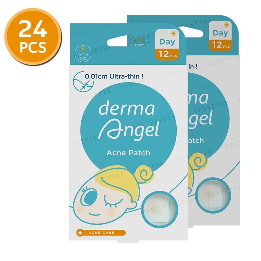 DermaAngel - Day Use Acne Patch 24 pcs, 12 pcs x 2, 25 g, 4719745504365