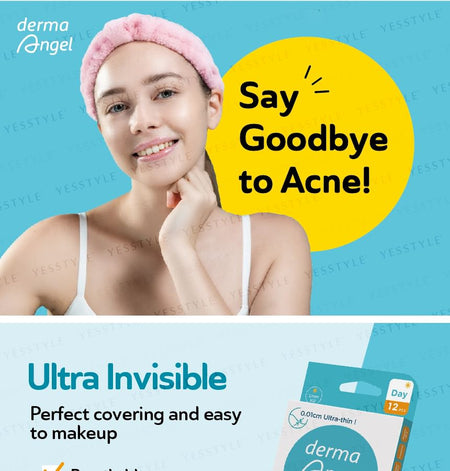 DermaAngel - Day Use Acne Patch 24 pcs, 12 pcs x 2, 25 g, 4719745504365