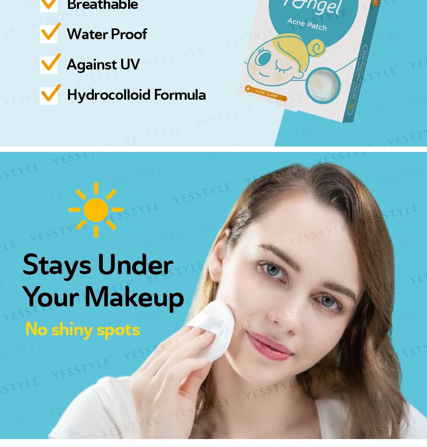 DermaAngel - Day Use Acne Patch 24 pcs, 12 pcs x 2, 25 g, 4719745504365