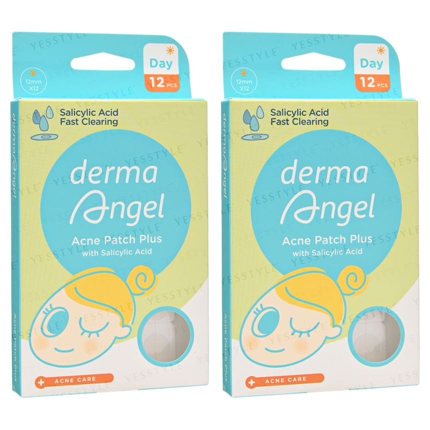 DermaAngel - Day Use Salicylic Acid Acne Patch 24 pcs, 12 pcs x 2, 25 g, 4719745015885