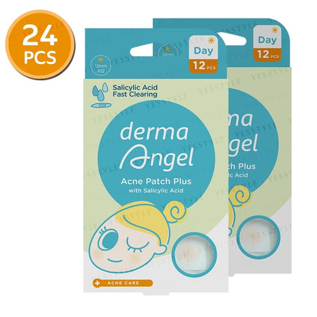 DermaAngel - Day Use Salicylic Acid Acne Patch 24 pcs, 12 pcs x 2, 25 g, 4719745015885