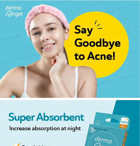 DermaAngel - Night Use Acne Patch 24 pcs, 12 pcs x 2, 25 g, 4719745504372