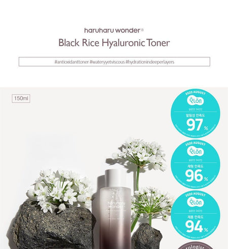 haruharu wonder - Black Rice Hyaluronic Toner Original, 150ml, 200 g, 8809532220953