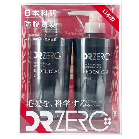 EWI Lab - DR ZERO Redenical Hair & Scalp Shampoo & Conditioner Set Men, 2 pcs, 980 g, 4582526990745