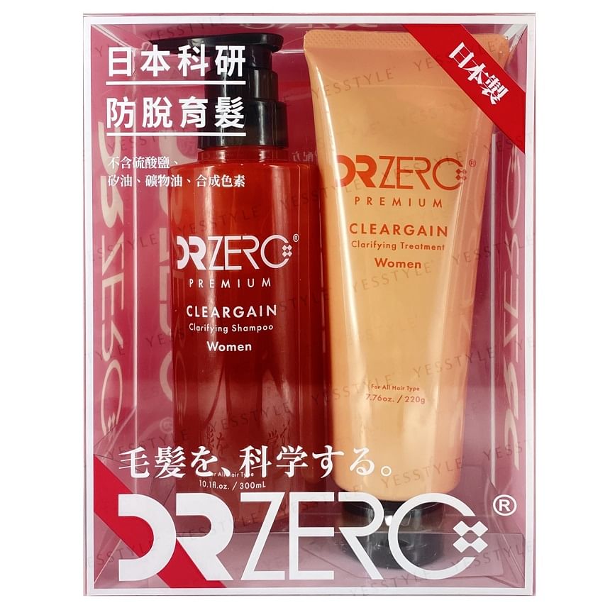 EWI Lab - DR ZERO Cleargain Clarifying Shampoo & Treatment Set Women, 2 pcs, 630 g, 4582526990882