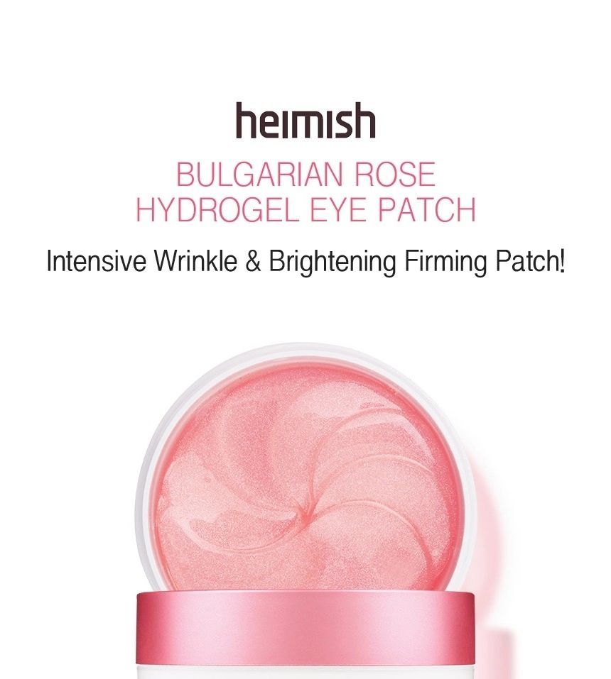 heimish - Bulgarian Rose Water Hydrogel Eye Patch, New version: 60pcs, 236 g, 8809481760883