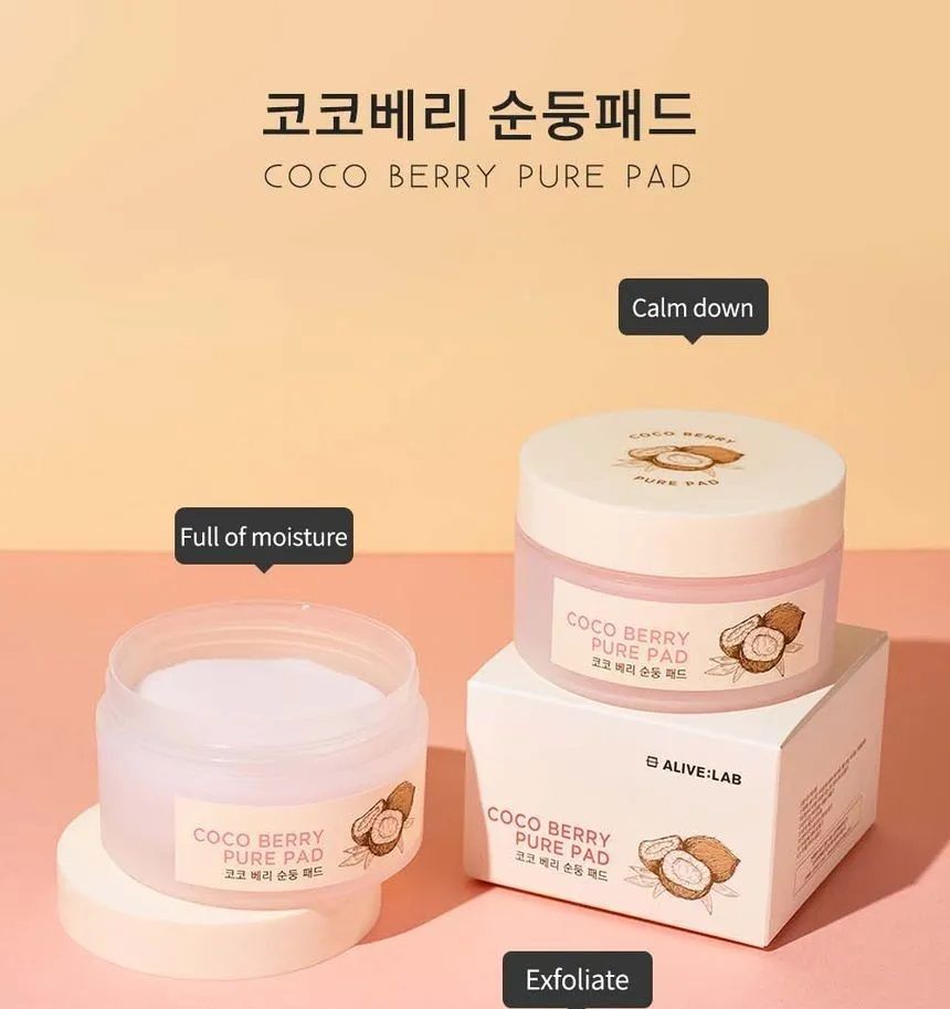 ALIVE:LAB - Coco Berry Pure Pad, 60 patches, 200 g, 8809083975227