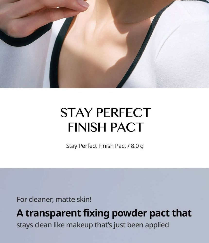 CLIO - Stay Perfect Finish Pact, 8g, 66 g, 8809828418439