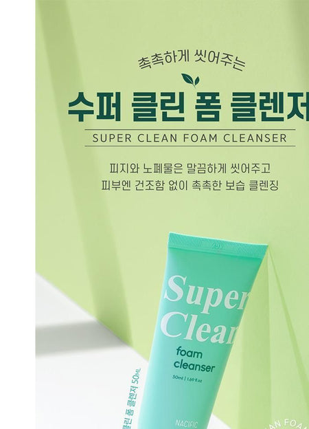 Nacific - Super Clean Foam Cleanser JUMBO, 100ml, 113 g, 8809517463191