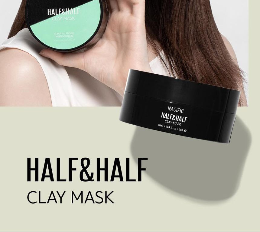 Nacific - Half & Half Clay Pack, 100ml, 288 g, 8809517463627