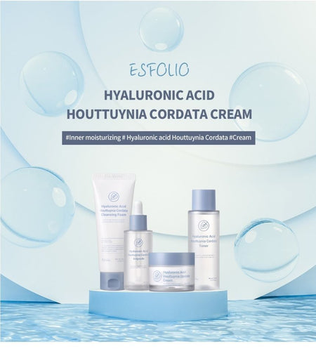 esfolio - Hyaluronic Acid Houttuynia Cordata Cream, 50g, 133 g, 8809589393532