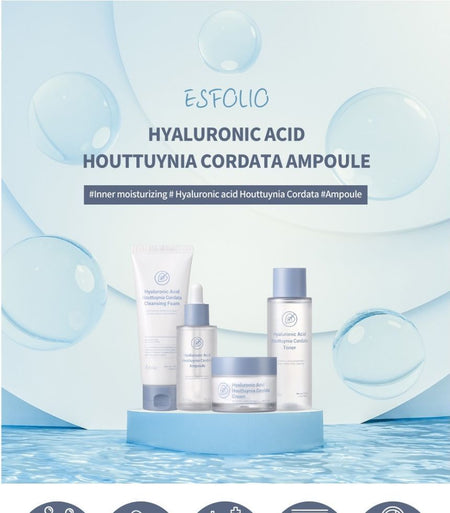 esfolio - Hyaluronic Acid Houttuynia Cordata Ampoule, 50ml, 116 g, 8809589393525