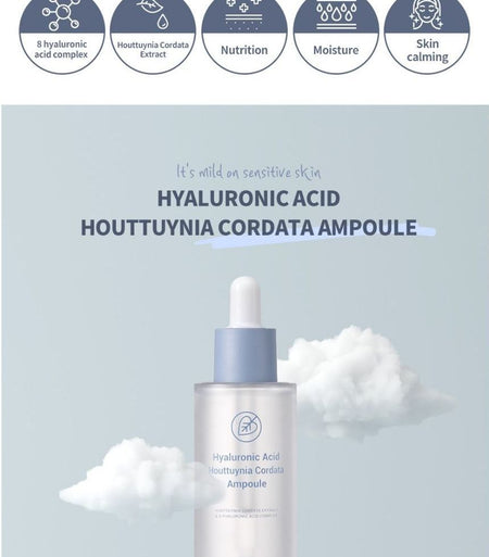 esfolio - Hyaluronic Acid Houttuynia Cordata Ampoule, 50ml, 116 g, 8809589393525