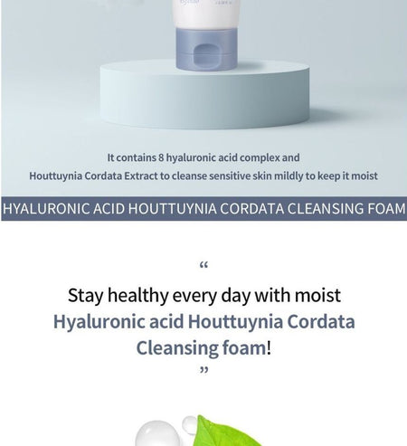 esfolio - Hyaluronic Acid Houttuynia Cordata Cleansing Foam, 100ml, 133 g, 8809589393518