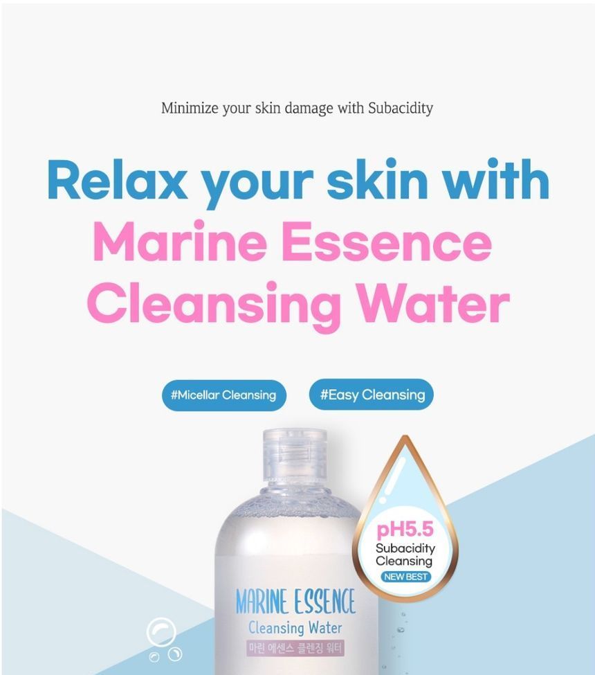 esfolio - pH 5.5 Marine Essence Cleansing Water, 600ml, 647 g, 8809589392672