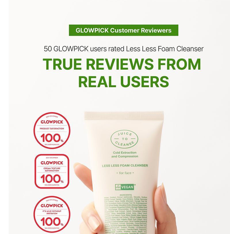 JUICE TO CLEANSE - Less Less Foam Cleanser, 30g, 40 g, 8809634850669