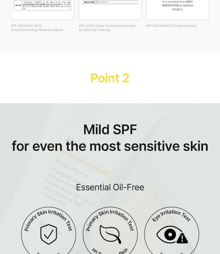 Dear, Klairs - All-day Airy Sunscreen, 50ml, 76 g, 8809572891397