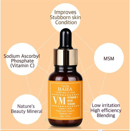 Cos De BAHA - VM Vitamin C MSM Serum, 30ml, 68 g, 8809240318508