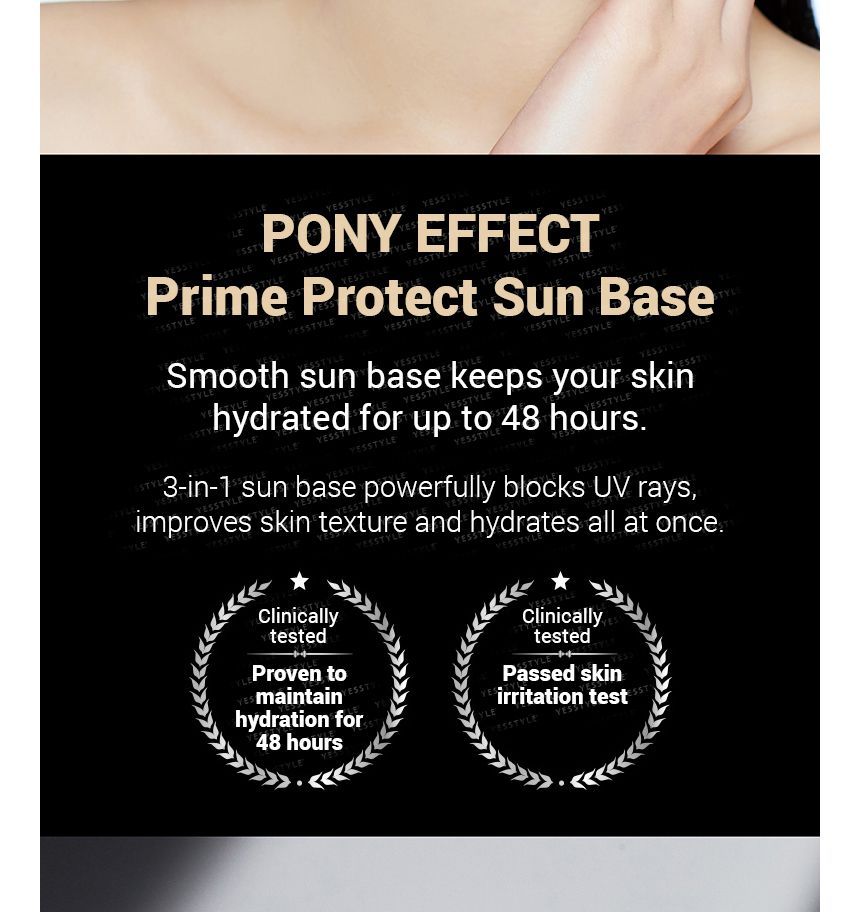 PONY EFFECT - Prime Protect Sun Base SPF50+ PA++++ 50ml, 50ml, 90 g, 8806190721365