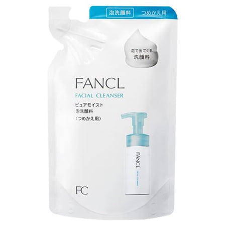 Fancl - Pure Moist Foam Cleanser, 130ml Refill, 180 g, 4908049579722