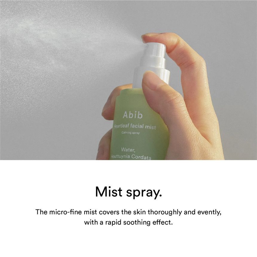 Abib - Heartleaf Facial Mist Calming Spray Set, 2 pcs, 417 g, 8809738597026