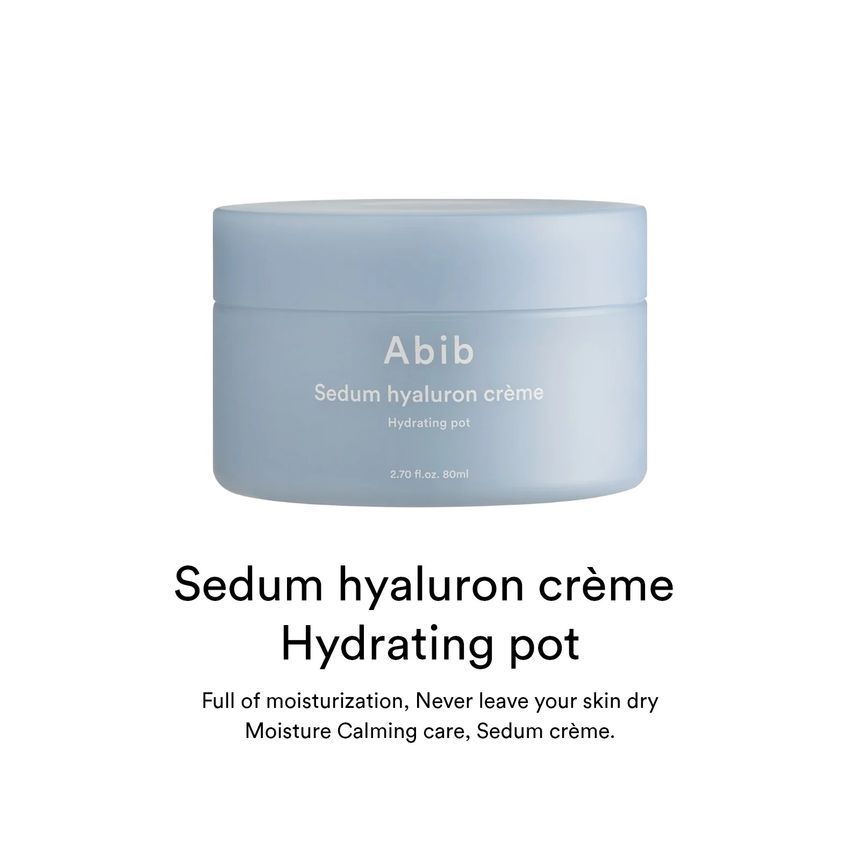 Abib - Sedum Hyaluron Cr?me Hydrating Pot, 80ml, 164 g, 8809864750333