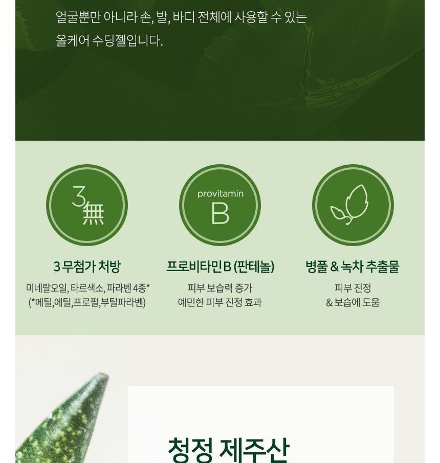 THE FACE SHOP - Fresh Jeju Aloe Soothing Gel 300ml, 300ml, 333 g, 8801051482935