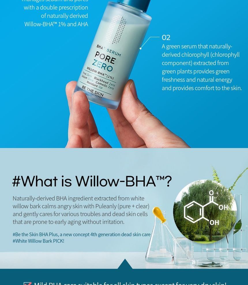 be the skin - BHA+ Pore Zero Serum, 30ml, 80 g, 8809076775537
