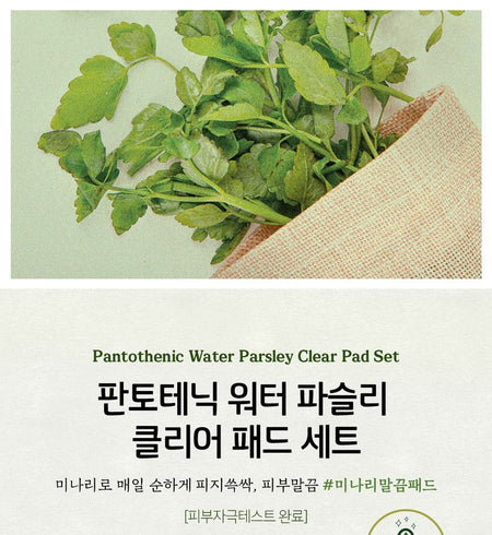 SKINFOOD - Pantothenic Water Parsley Clear Pad Pouch Set, 2 pcs x 5 packets, 94 g, 8809153108883