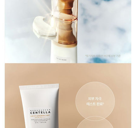 SKIN 1004 - Madagascar Centella Air Fit Suncream Light, 50ml, 93 g, 8809576261608