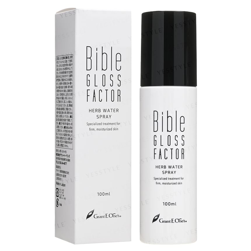 Bible GLOSS FACTOR - Herb Water Spray, 100ml, 160 g, 4580444257056