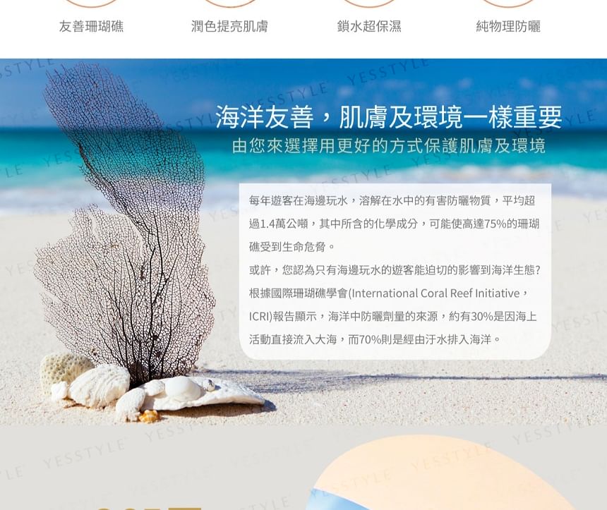SOFNON - Tsaio CICA Tinted Mineral Sunscreen SPF 35 PA+++, 50ml, 71 g, 4712815154286