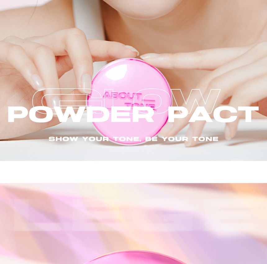 ABOUT_TONE - Glow Powder Pact, 8g, 56 g, 8809213803420