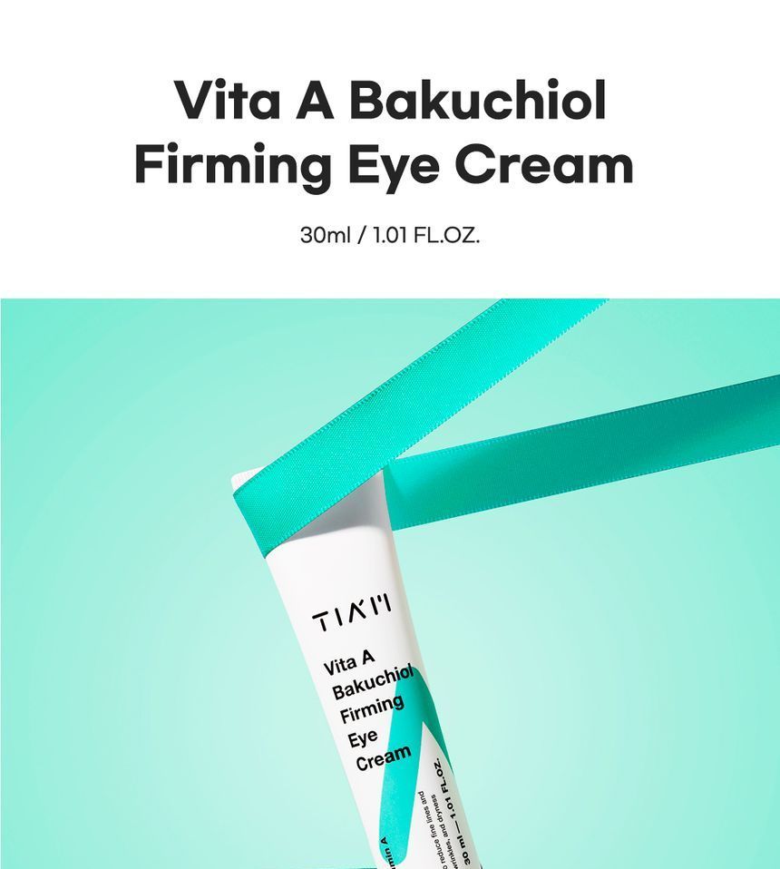 TIA’M - Vita A Bakuchiol Firming Eye Cream, 30ml, 47 g, 8809416472546