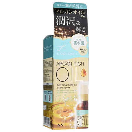 Mandom - Lucido-L Argan Rich Hair Treatment Oil Sheer Gloss, 60ml, 178 g, 4902806105308