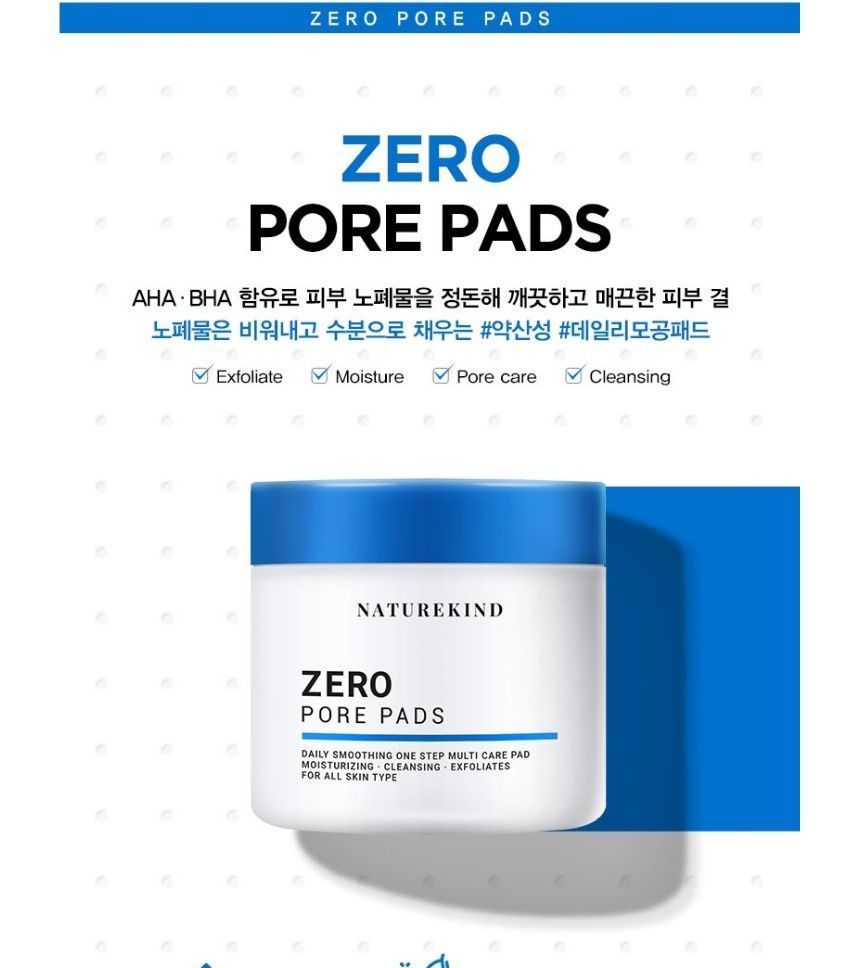 NATUREKIND - Zero Pore Pads, 70 pads, 390 g, 8809665917034