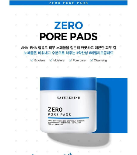 NATUREKIND - Zero Pore Pads, 70 pads, 390 g, 8809665917034